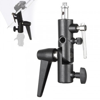 Kaliou H-type LED Light Lamp Flash holder For Photography Video Camcorder DV Camera Tripod Ball Head Clamp Holder Clip Clincher
