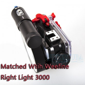 NiteScuba Diving Scuba Fiber Optic Cable for Weefine Ring Light 3000amp; TG5 TG4 Camera housing Underwater Photography accessories