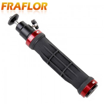 SLR DSLR Camera Rubber Handle Tripod Holder Small Handheld Stabilizer Flash bracket Kit with 1/4 Screw Hole Photo Studio Kit