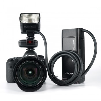 Godox EC200 1.85m Hot shoe Remote Separation Extension Head Flash for Godox AD200 Flash