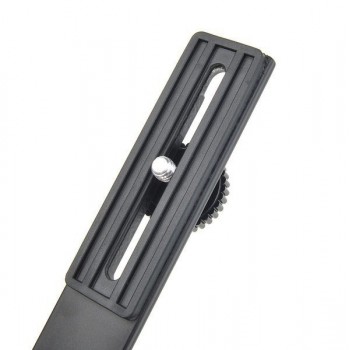 Dual Hotshoe L Shaped Flash Arm Bracket for Flash Speedlight LED Video Light Microphone PF230