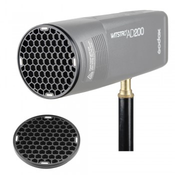 In Stock !!! Godox AD200 H200R Accessories AK-R1 Barn Door, Snoot, Color Filter, Reflector, Honeycomb, Diffuser Ball Kits