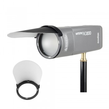 In Stock !!! Godox AD200 H200R Accessories AK-R1 Barn Door, Snoot, Color Filter, Reflector, Honeycomb, Diffuser Ball Kits
