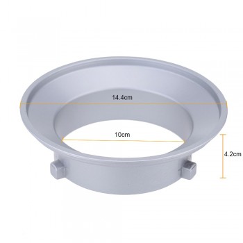 Godox SA-NB Bowen Mounts Adapter Ring 144mm Diameter Mounting Flange Ring Adapter for Flash Accessories Fits for Bowens
