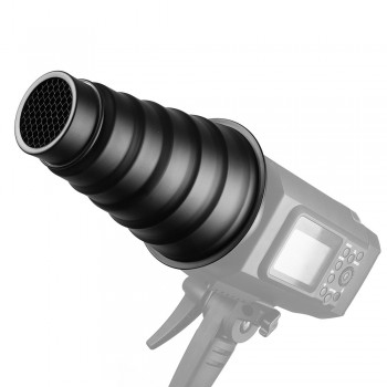 Godox AD-H1 Snoot with Honeycomb Grid(Godox Mount) For Speedlite Outdoor Falsh Godox AD600 P0026713