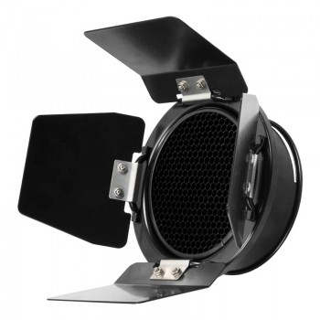 Godox BD-03 Barn Door With Honeycomb Grid and 4 Color Filter Kits for Photo Studio Flash K-150 K-180 250SDI 300SDI E250 E300