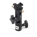 Camera Flash Speedlite Mount Swivel Light Stand Bracket Umbrella Holder Shoe Mount for Flashes, Studio Light, LED Light E Type