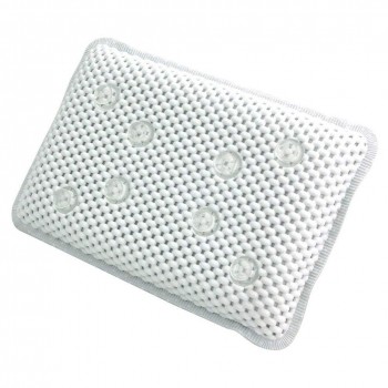 LIVING SMART PVC Foam Waterproof Sponge Spa Bath Pillow Waterproof Bathtub Shampoo Pillow Cushion