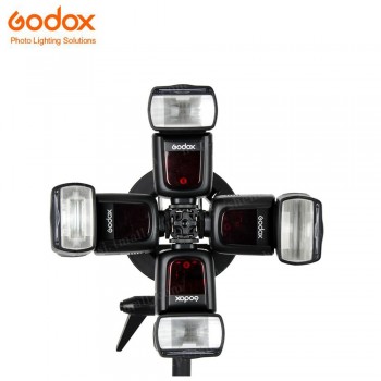 Godox S-FA Universal Hot Shoe Mount Four Speedlite Adapter S Type Bracket For Flash V860II
