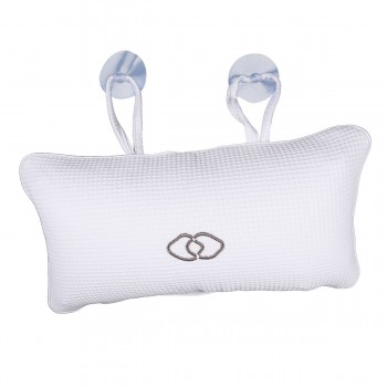 Bathroom Bath Pillow Soft Built-in PVC Air Bags Bathing Pillow Spa Bath Cushion Bathtub Pillow Head Neck Rest Suction Cup