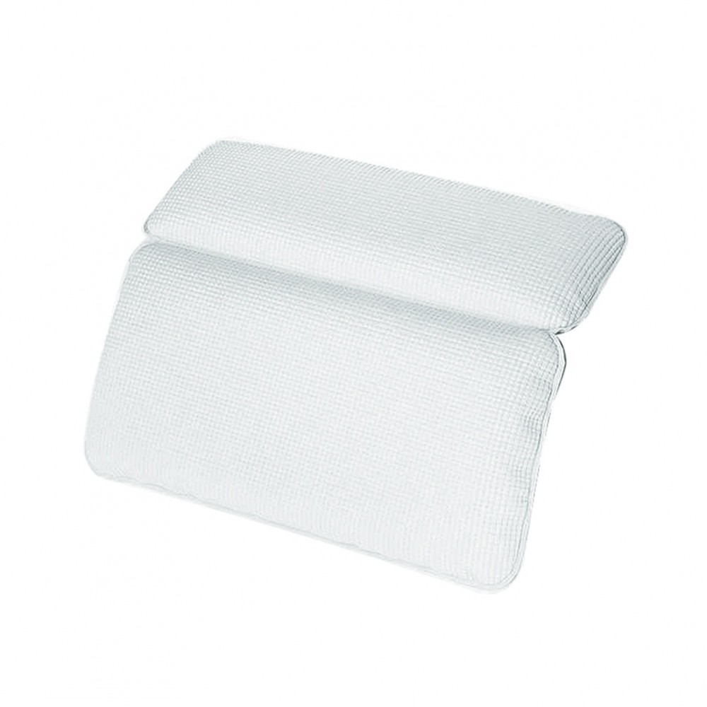 White SPA Bath Pillow Non-slip Bathtub Headrest Soft Waterproof Bath Pillows With Suction Cups Easy To Clean