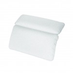 White SPA Bath Pillow Non-slip Bathtub Headrest Soft Waterproof Bath Pillows With Suction Cups Easy To Clean