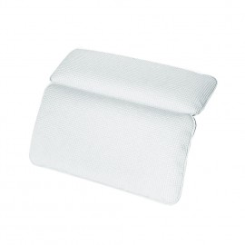 White SPA Bath Pillow Non-slip Bathtub Headrest Soft Waterproof Bath Pillows With Suction Cups Easy To Clean