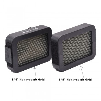 SETTO 1/4-Inch Universal Honeycomb Grid for External Camera Flashes 1/4 Honeycomb Grid for canon nikon Godox YongNuo Speedlite