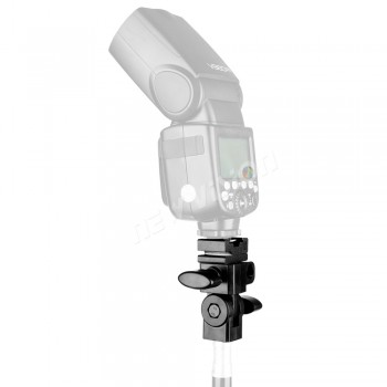 Godox E-Type Flash Hot Shoe Umbrella Holder Swivel Bracket Mount Light Stand Type E for DSLR