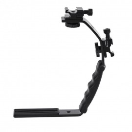 Flash Accessories L-Shaped Flash Bracket Holder Hot Shoe Mount For Flashlight DV Camcorder 120/135 Film Camera