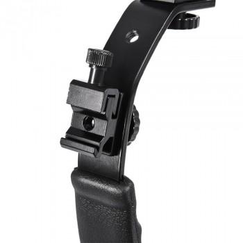 Flash Accessories L-Shaped Flash Bracket Holder Hot Shoe Mount For Flashlight DV Camcorder 120/135 Film Camera