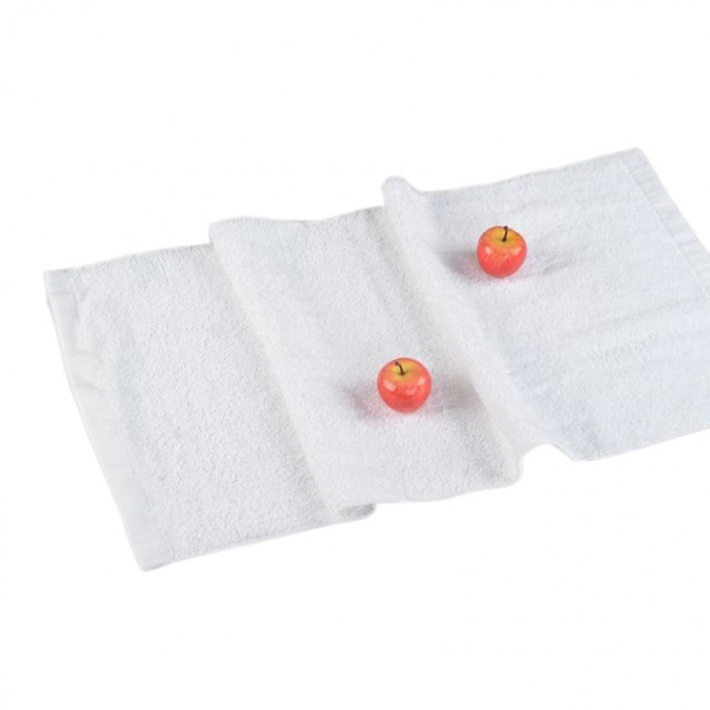 1Pc Soft Cotton 30*65cm Hotel Bath Towel Washcloths Hand Towels White