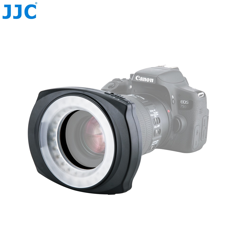 JJC DSLR Camera Flash Video Speedlite Inside/Outside Half/Whole LED Macro Ring Light for NIKON/CANON/SONY/Olymous/Panasonic
