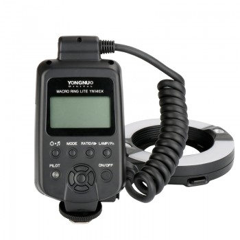 YONGNUO YN-14EX TTL Macro Ring Flash Light with 4 Adapters YN14EX Speelite for Canon 5D Mark II 5D Mark III 6D 7D 60D 70D 700D