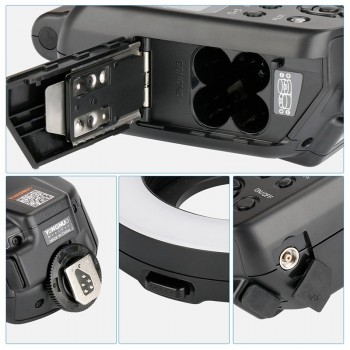 YONGNUO YN-14EX TTL Macro Ring Flash Light with 4 Adapters YN14EX Speelite for Canon 5D Mark II 5D Mark III 6D 7D 60D 70D 700D