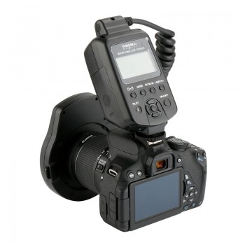 YONGNUO YN-14EX TTL Macro Ring Flash Light with 4 Adapters YN14EX Speelite for Canon 5D Mark II 5D Mark III 6D 7D 60D 70D 700D