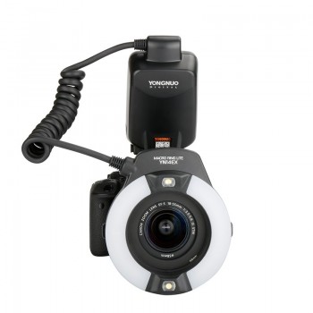 YONGNUO YN-14EX TTL Macro Ring Flash Light with 4 Adapters YN14EX Speelite for Canon 5D Mark II 5D Mark III 6D 7D 60D 70D 700D