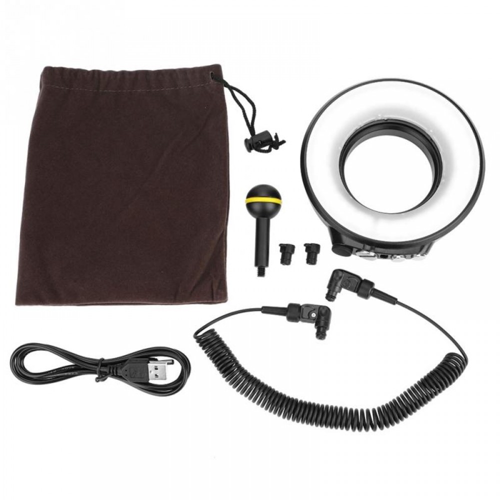 SL-108 67mm Waterproof Underwater Diving LED Ring Flash Light for Camera Or Housing Case
