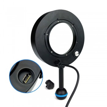 Seafrogs SL-108 Underwater Macro Ring Flash Light for 67mm Screw mount Waterproof Housing Case Underwater Diving Camera