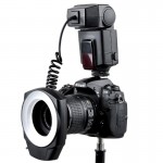 Godox ML-150 Macro Ring Flash Light Speedlite with 6 Lens Adapter Rings for Canon Nikon Pentax Olympus DSLR cameras