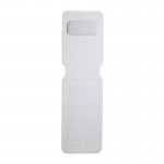 LIVING SMART Bathtub Mat with Single Pillow Hollow PVC Foam Spa Bathtub Pad Non-Slip 49.21 x 14.17inch