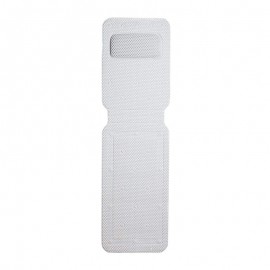 LIVING SMART Bathtub Mat with Single Pillow Hollow PVC Foam Spa Bathtub Pad Non-Slip 49.21 x 14.17inch