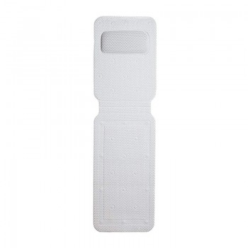 LIVING SMART Bathtub Mat with Single Pillow Hollow PVC Foam Spa Bathtub Pad Non-Slip 49.21 x 14.17inch