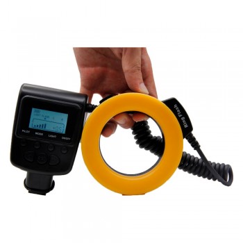 Mamen Macro Ring Flash Light For Nikon D7000 D5100 D90 Camera LED Light 5cm-150cm Ring Flash Speedlite 3000K-15000K