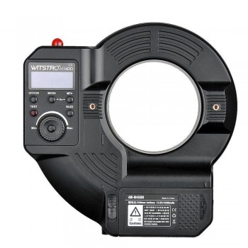 Godox AR400 400W Li-ion Battery LCD Panel Powerful Macro LED Ring Flash Speedlite Video Light Kit photography Ring Flash