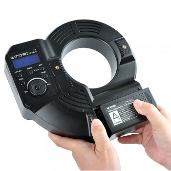 Godox AR400 400W Li-ion Battery LCD Panel Powerful Macro LED Ring Flash Speedlite Video Light Kit photography Ring Flash