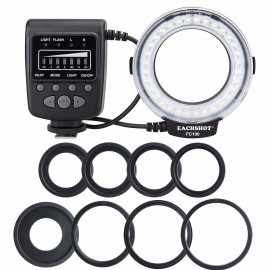 EACHSHOT FC-100 Macro Ring Flash Light for Nikon D7100 D7000 D5200 D5100 D5000 D3200 D310  for Canon 650D 600D 60D 7D 550D 1100D
