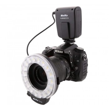 Meike FC-110 FC110 LED Marco Ring Flash for Nikon D7100 D7000 D5300 D5200 D5100 D5000 D3100 D3000 D600 DSLR Camera