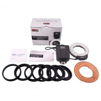 Meike FC-110 FC110 LED Marco Ring Flash for Nikon D7100 D7000 D5300 D5200 D5100 D5000 D3100 D3000 D600 DSLR Camera