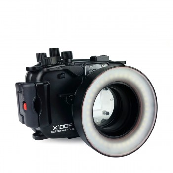 SL-108 Underwater Macro Ring Flash Light for Fujifilm X100F Waterproof Housing Case Underwater Diving Camera Fill Lighting