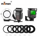 Mamen Camera Macro Ring M TLL Flash For Nikon D5300 D3300 D3200 D3100 D7100 D7200 Canon 600D Flash Light Speedlite LCD Display