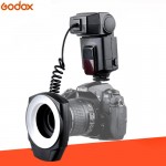 Godox ML-150 Macro Ring Flash Speedlite Guide Number 10 with 6 Lens Adapter Rings for Canon Nikon Pentax Olympus Sony cameras