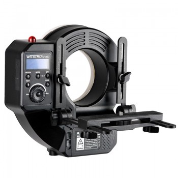 Godox AR400 400W Li-ion Battery LCD Panel Powerful Macro LED Ring Flash Speedlite Video Light Kit