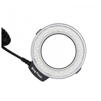 Mamen Camera Ring Flash Light 3000K-15000K 5-150cm Flash Range Photography Lighting For Canon Sony SLR Camera Flash Speedlite