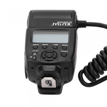 Viltrox JY-670C On-camera E-TTL Macro Close-up Fill-in LED Ring Flash Light Speedlite for Canon DSLR Camera with Adapter Ring