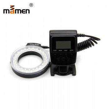 Mamen Photography Lighting Camera Ring Flash Light 1500K-3000K 5-15cm Flash Range For Canon Sony SLR DSLR Camera Flash Speedlite