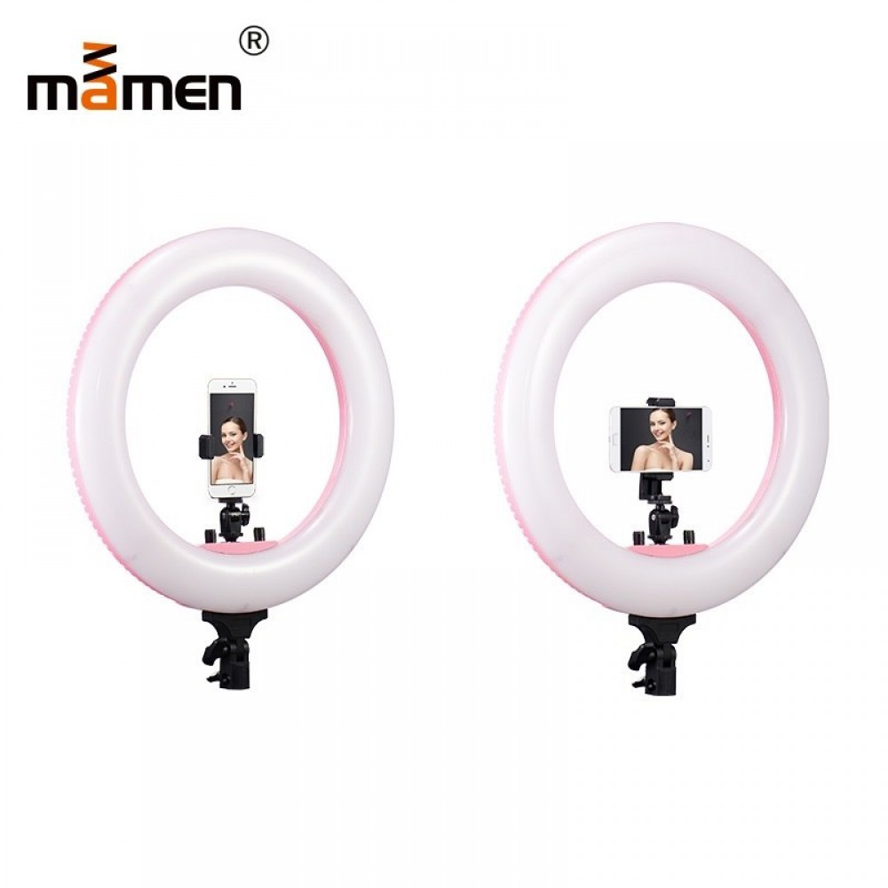 R40B Ring Photography Lighting LED Light Phone Camera Video Photo Studio 100V-240V Makeup TV Show Mirror With Camera Tripod