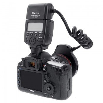 Meike MK-14EXT MK-14-EXT ETTL Macro TTL ring flash AF assist lamp For Canon DSLR Cameras 5D Mark II 7D 60D 600D 550D 450D