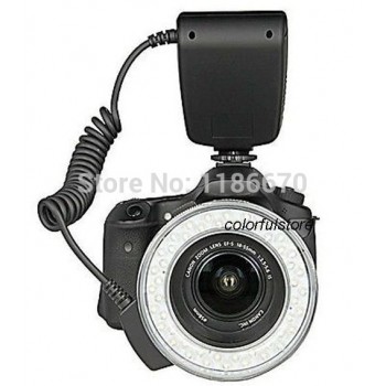 FreeShip RF-550 Macro 48 LED Ring Flash Light for Canon 1D 1Ds 5D II 7D 60D 1100D 1000D 600D 550D 450D 350D 49-77mm Adapter Ring