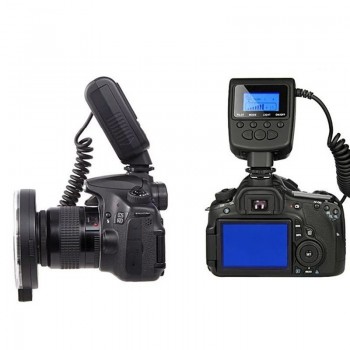 Travor 18pcs High Brighten SMD LED Macro Ring Flash RF-600D For Canon Nikon Pentax Olympus Panasonic Sigma DSLR Camera
